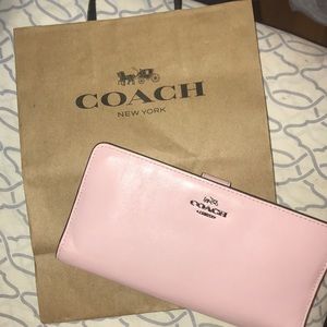 Pink Coach Wallet